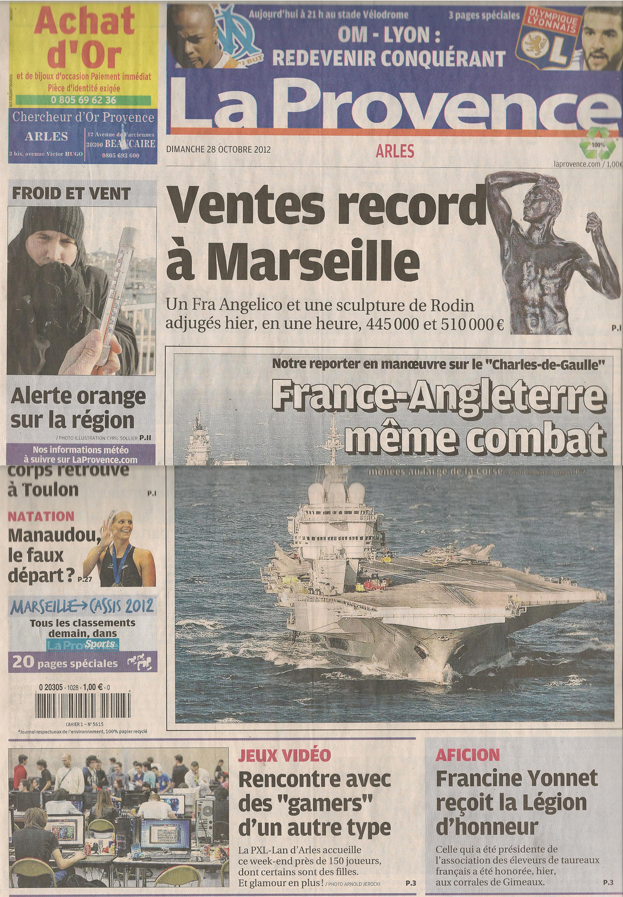 La Provence 27 10 2012