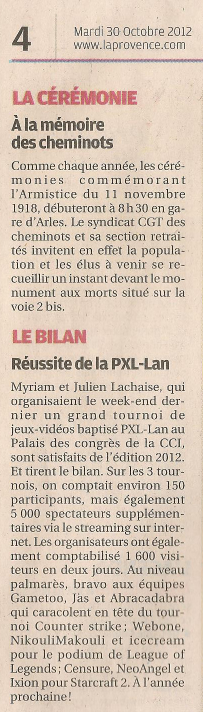 La Provence 30 10 2012